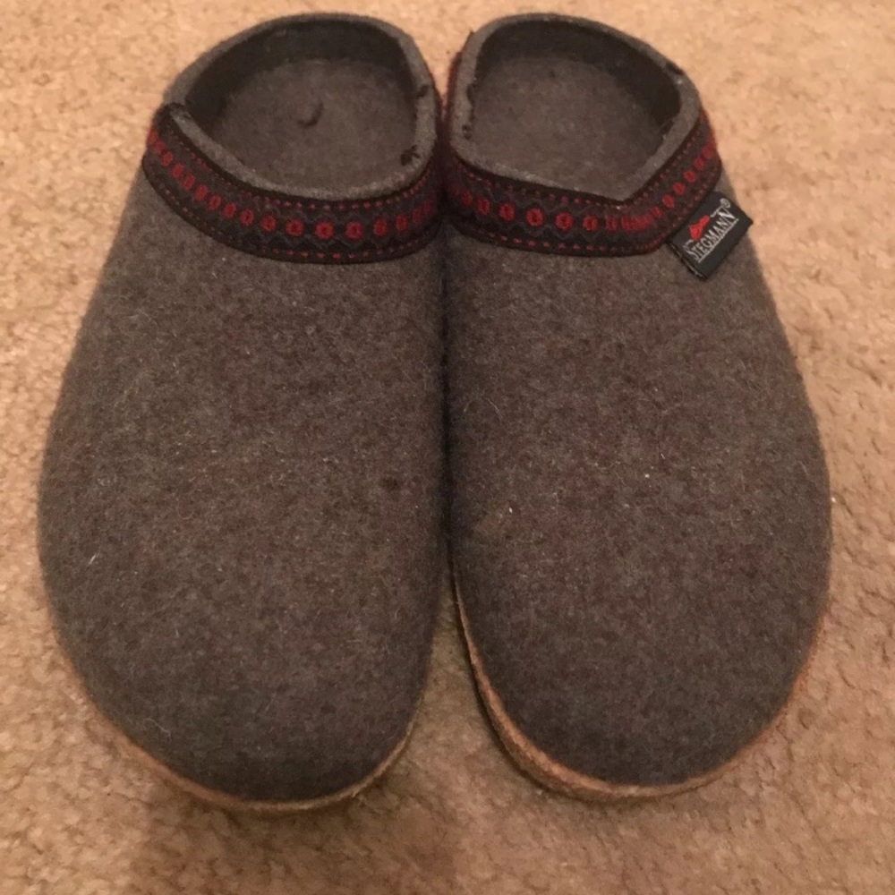 Stegmann Women's Wool Felt Clog With Cork Sole